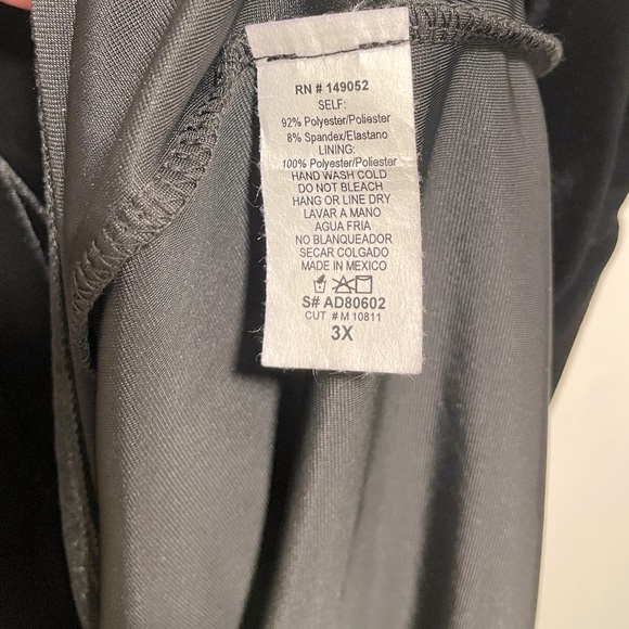 Valentina Velvet Midi Dress, Black - Size 3X - Picture 10 of 11